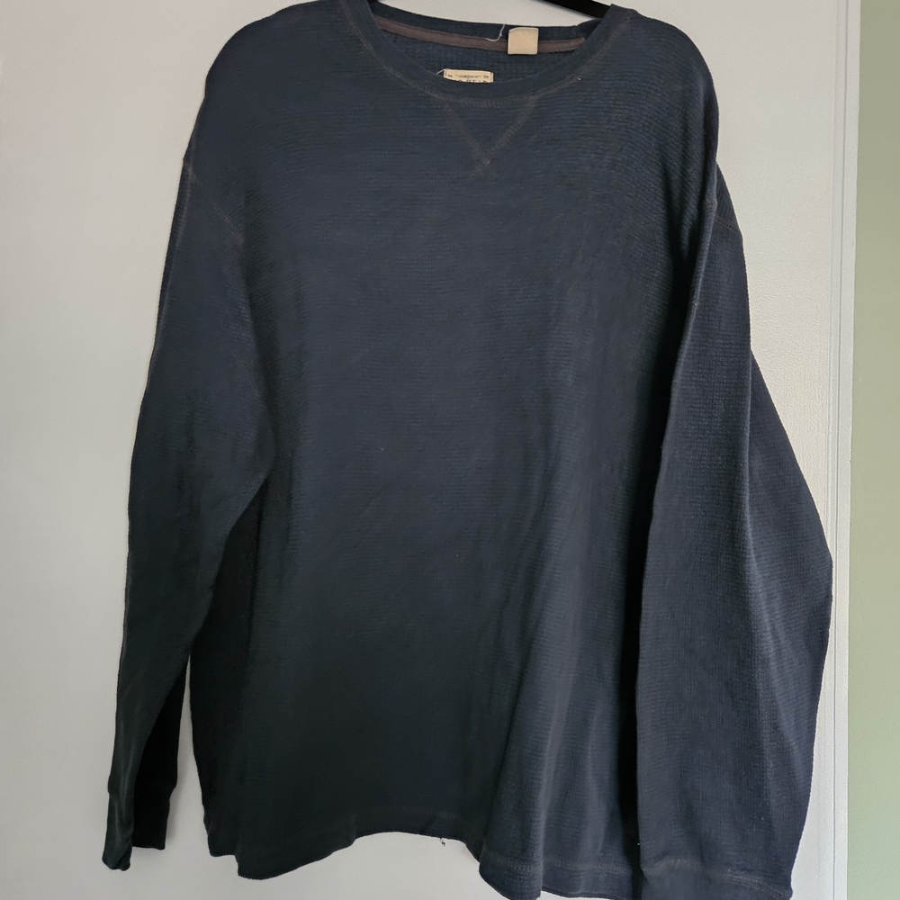 Men's Navy Long Sleeve Shirt